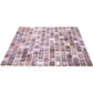 20-pack Celestial 12 in. x 12 in. Glossy Old Rose Red Glass Mosaic Wall and Floor Tile (20 sq ft/case)
