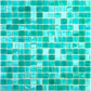 20-pack Celestial 12 in. x 12 in. Glossy Cyan Blue Glass Mosaic Wall and Floor Tile (20 sq ft/case)