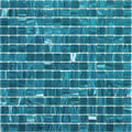 Sample - Pacific Blue 12x12 Glossy Uniform Square Glass Mosaic Tile (20 pack, 20 sq ft/case)