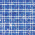 Sample - Azure Blue 12x12 Glossy Uniform Square Glass Mosaic Tile (20 pack, 20 sq ft/case)