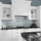 Green Metallic Silver 12x9 Matte Diamond Glass Mosaic Tile (5 pack, 3.91 sq ft/case)