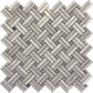 11x11 Gray Basketweave Natural Stone Marble Tile 