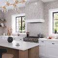 polished wooden grey diamond marble mosaic tiles on kitchen backsplash and bathroom walls