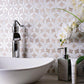 Beige 12x15 Polished Multi-shaped Marble Mosaic Tile (5 pack, 6.175 sq ft/case) - Sample