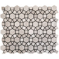 Sample - Wooden Beige 11x13 Polished Multi-shaped Marble Mosaic Tile (5 pack, 4.85 sq ft/case)