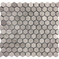 Gray 11x12 Polished Hexagon Marble Mosaic Tile (5 pack, 4.55 sq ft/case) - Sample