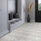 5 pack White and Beige 11.7 in. x 13.5 in. Wooden Hexagon Polished Marble Mosaic Tile (5.48 sq ft/case) - Sample