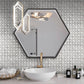 Gray 11x11 Polished Multi-shaped Marble Mosaic Tile (5 pack, 4.43 sq ft/case) - Sample