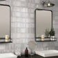 12x12 Gray Square Marble Mosaic Tile