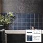 Dark Blue 5x5 Glossy Subway Ceramic Tile (57 pack, 10.76 sq ft/case) - Sample