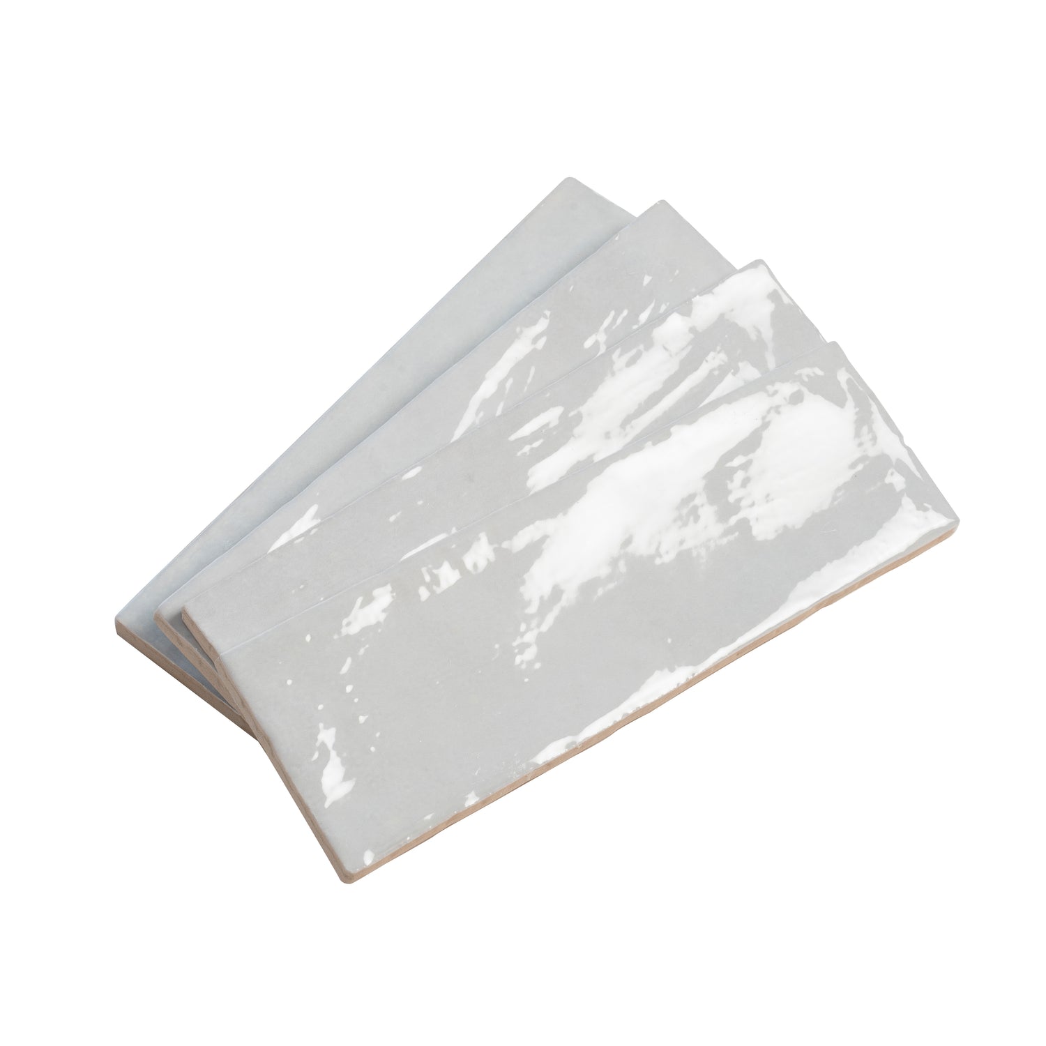 Lavanda Blue 2.58 in. x 8 in. Polished Ceramic Subway Tile (5.38 sq ft/case)