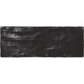 Sample - Black 2.5x8 Glossy Matte Subway Ceramic Tile (38 pack, 5.38 sq ft/case)