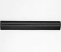 Sample - Black 1.25x8 Matte Glossy Ceramic Bullnose Tile Trim (10 pack, 0.667 sq ft/case)