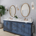 Gray textured porcelain rectangular large format tile on bathroom wall and floor