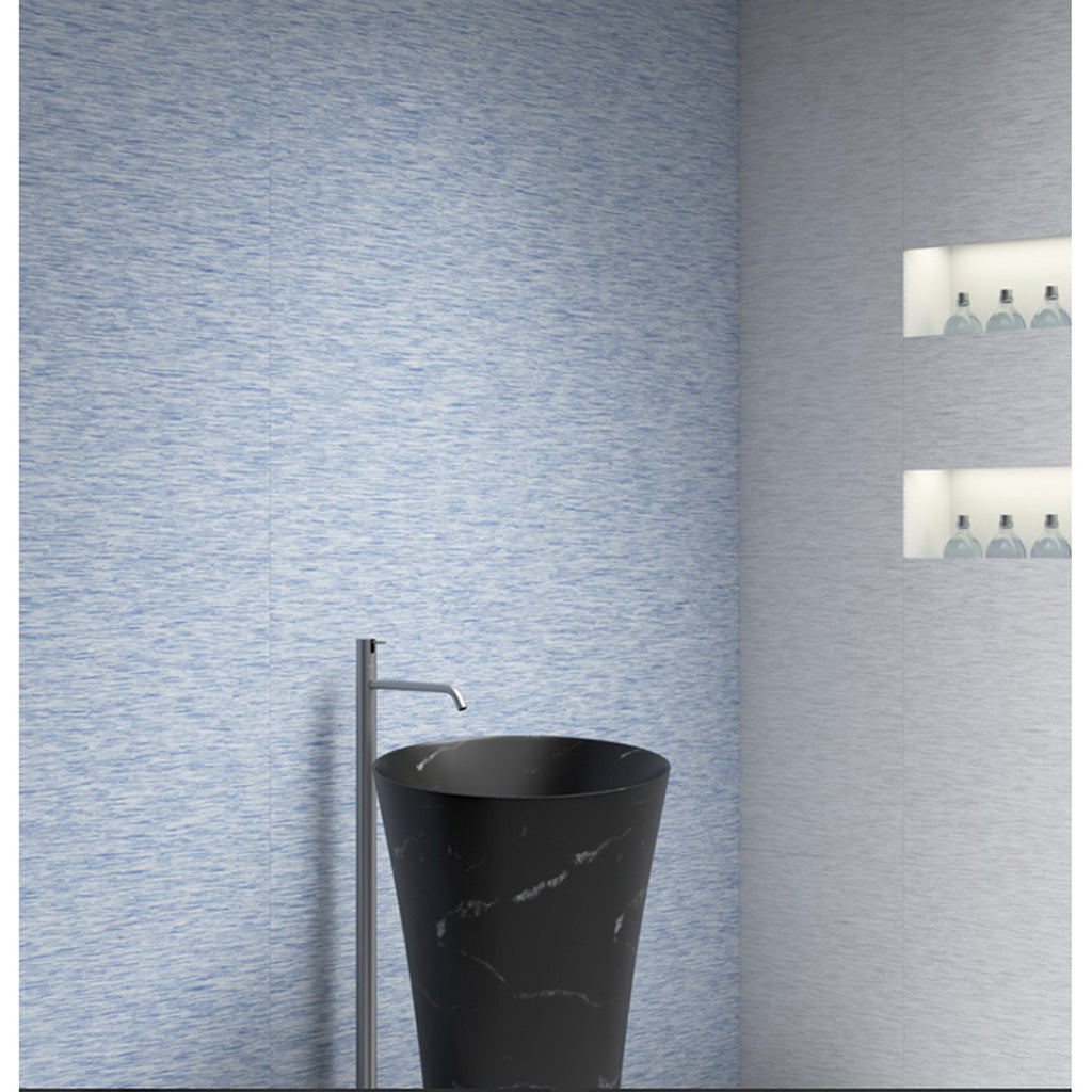 2-pack Sothis 23.45 in. x 46.97 in. Textured Blue Porcelain Rectangle Wall and Floor Tile (15.29 sq ft/case)