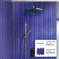 Cobalt Blue 0.5x12 Glossy Glass Pencil Tile Trim (10 pack, 0.5 sq ft/case) - Sample