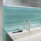 4x16 Sky Blue Glass Tile