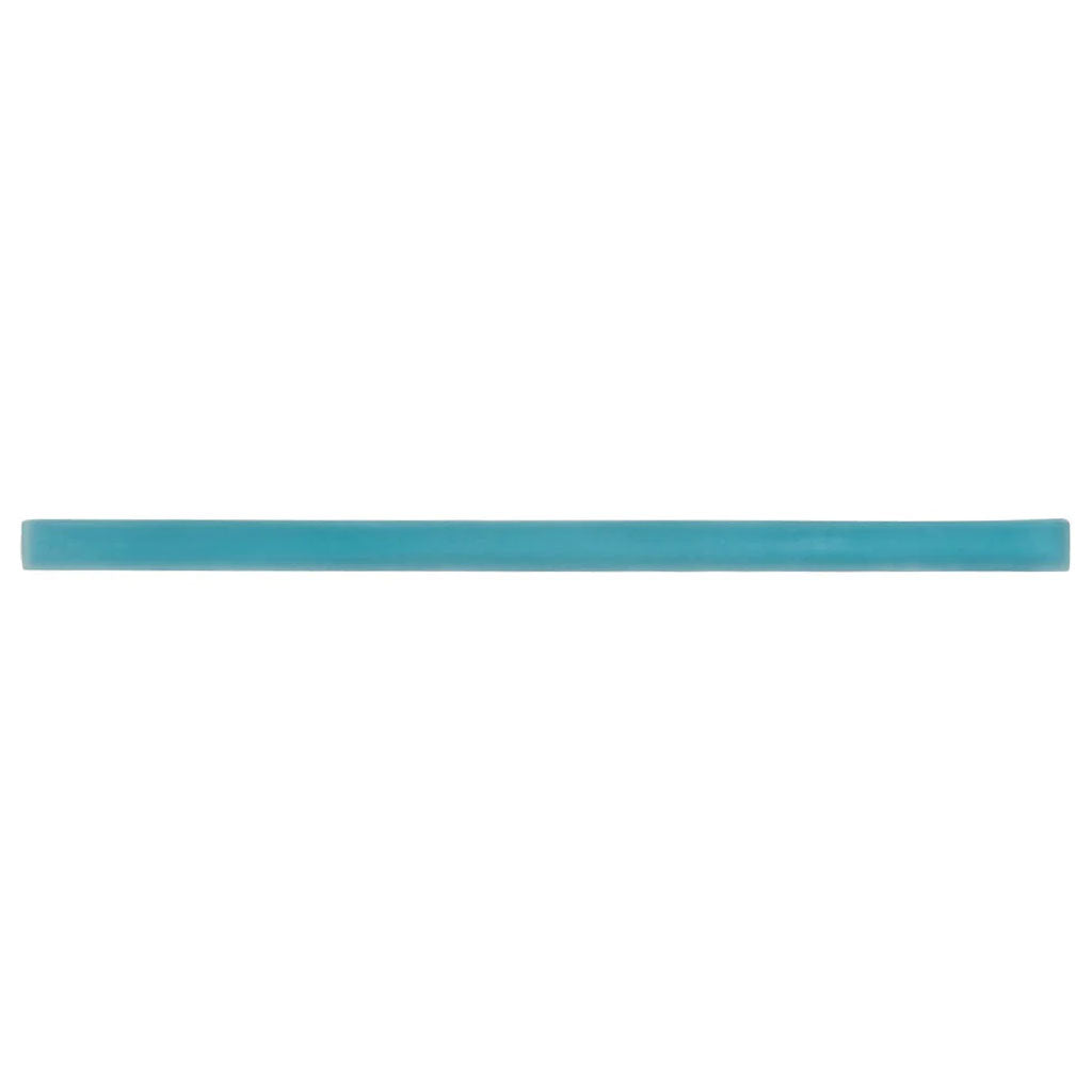 Sapphire Blue 0.5x12 Matte Glass Pencil Tile Trim (10 pack, 0.5 sq ft/case) - Sample