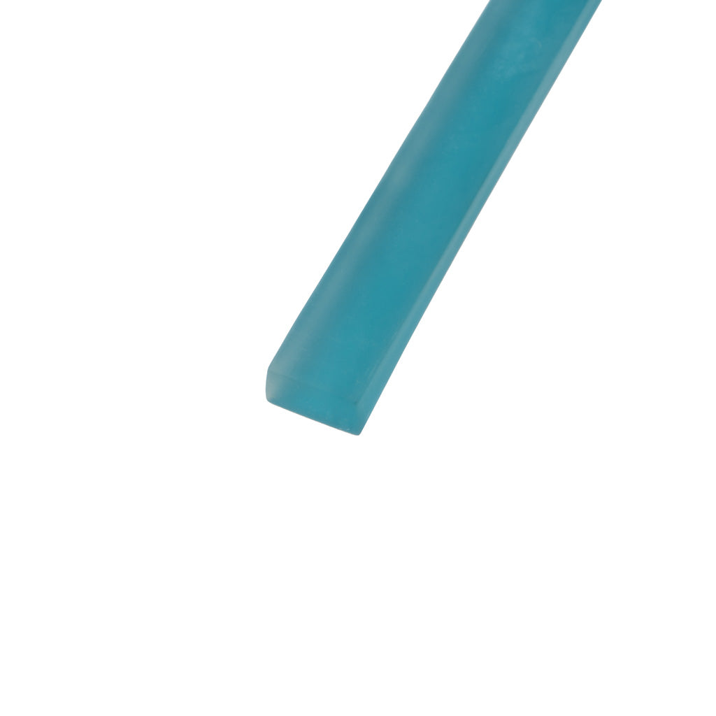 Sapphire Blue 0.5x12 Matte Glass Pencil Tile Trim (10 pack, 0.5 sq ft/case) - Sample