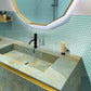 5 pack Blizzard Blue 12-in x 12-in Penny Round Polished Glass Mosaic Tile (5 Sq ft/Case) - Sample