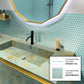 5 pack Blizzard Blue 12-in x 12-in Penny Round Polished Glass Mosaic Tile (5 Sq ft/Case) - Sample
