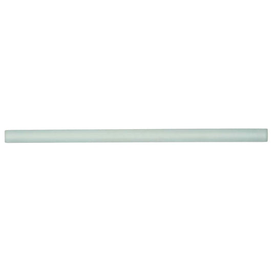 Sample-Blizzard Blue 0.5x12 Matte Glass Pencil Tile Trim (10 pack, 0.5 sq ft/case)