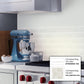 White 3x6 Matte Subway Glass Tile (40 pack, 5 sq ft/case) - Sample