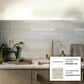 Lace White 8x16 Glossy Subway Glass Tile (15 pack, 13.33 sq ft/case) - Sample