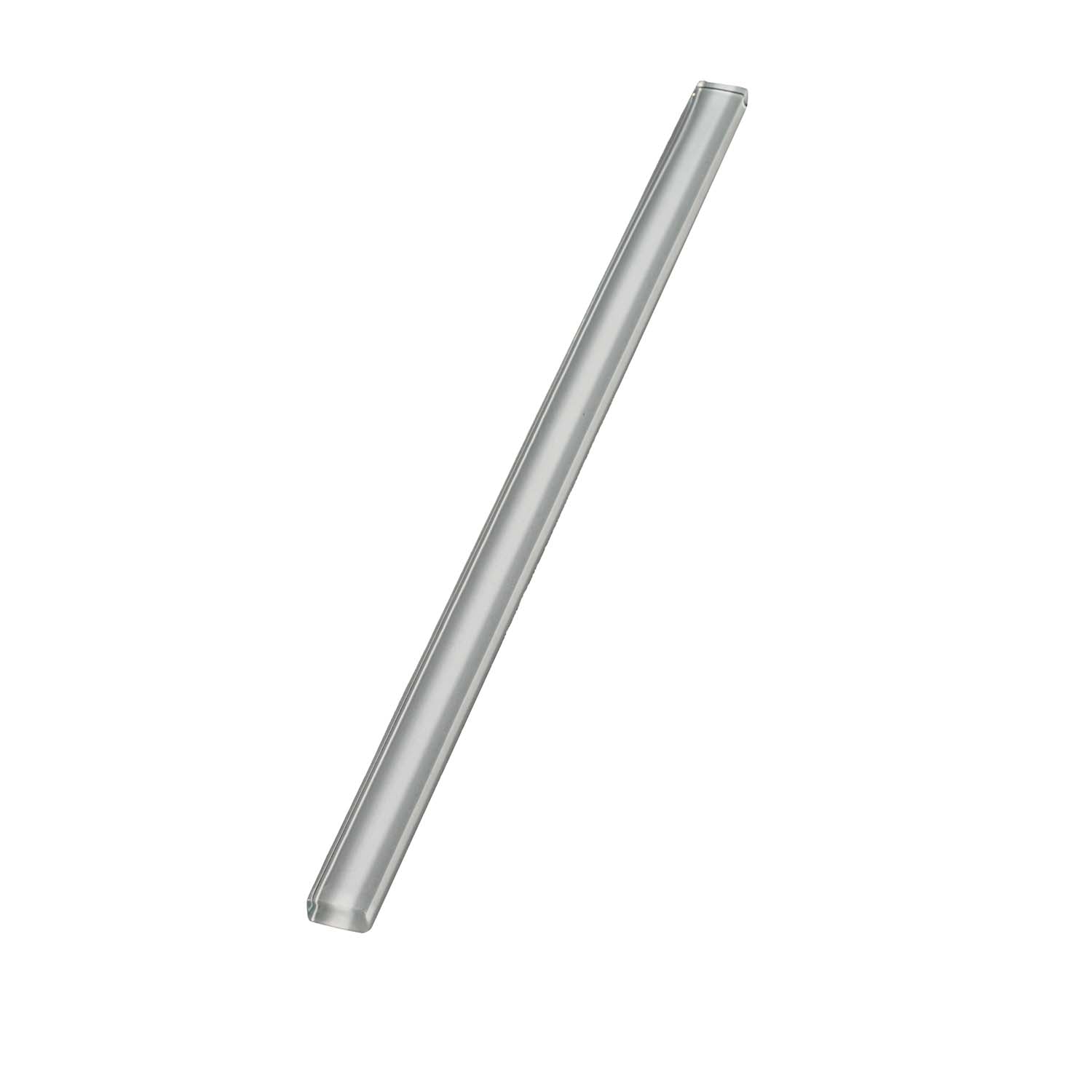 Gray 0.5x12 Glass Glossy Pencil Tile Trim (10 pack, 0.5 sq ft/case) - Sample