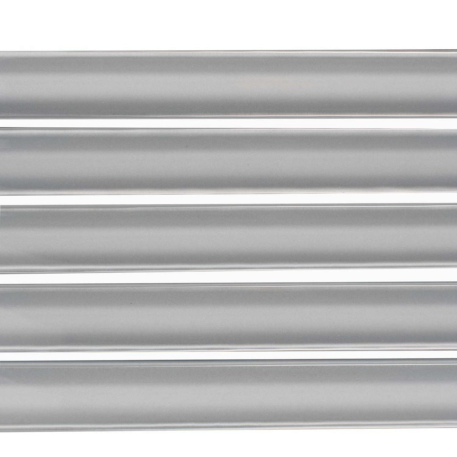 Gray 0.5x12 Glass Glossy Pencil Tile Trim (10 pack, 0.5 sq ft/case) - Sample