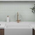 1x1 Matte Finished Glass Mosaic Tile