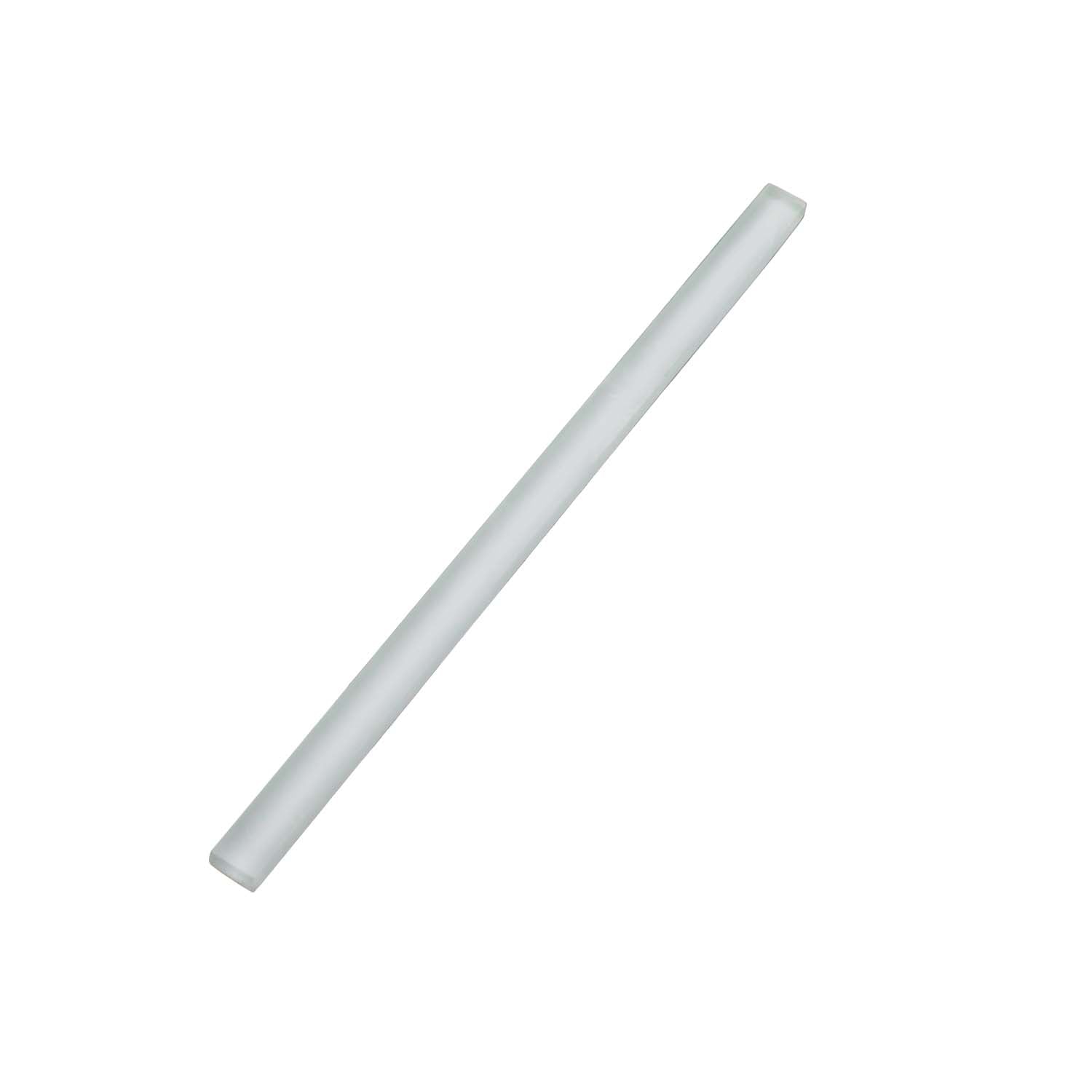 Gray 0.5x12 Matte Glass Pencil Tile Trim (10 pack, 0.5 sq ft/case) - Sample