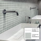 10 pack Gray 11.8 in. x 11.8 in. 1x1 Matte Finished Glass Mosaic Tile (9.67 sq ft/case) - Sample