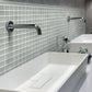 10 pack Gray 11.8 in. x 11.8 in. 1x1 Matte Finished Glass Mosaic Tile (9.67 sq ft/case) - Sample