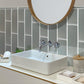 Gray 4x16 Glossy Subway Glass Tile (12 pack, 5.33 sq ft/case) - Sample