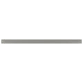 Sample - Fossil Gray 0.5x12 Glossy Glass Pencil Tile Trim (10 pack, 0.5 sq ft/case)