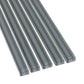 Dark Gray 0.5x12 Glass Glossy Pencil Tile Trim (10 pack, 0.5 sq ft/case) - Sample