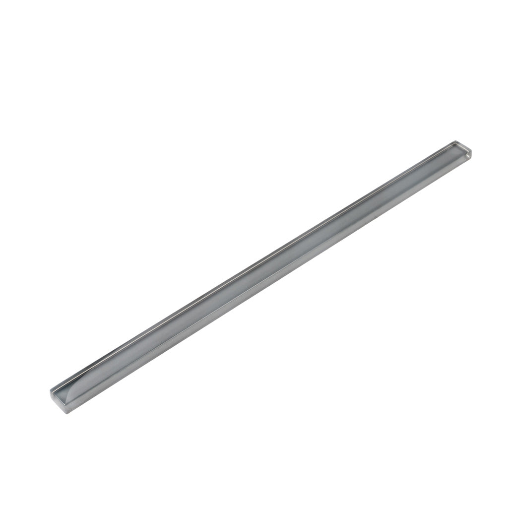 Dark Gray 0.5x12 Glass Glossy Pencil Tile Trim (10 pack, 0.5 sq ft/case) - Sample