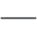 Sample - Dark Gray 0.5x12 Matte Glass Pencil Tile Trim (10 pack, 0.5 sq ft/case)