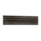Ash Gray 0.5x12 Glass Glossy Pencil Tile Trim (10 pack, 0.5 sq ft/case) - Sample