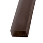 Ash Gray 0.5x12 Matte Glass Pencil Tile Trim (10 pack, 0.5 sq ft/case) - Sample