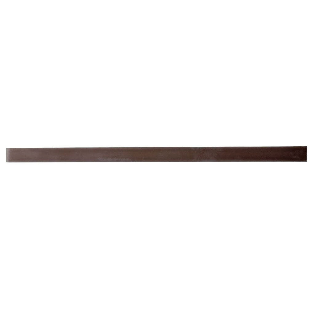 Ash Gray 0.5x12 Matte Glass Pencil Tile Trim (10 pack, 0.5 sq ft/case) - Sample