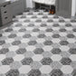 Charcoal Black 9x11 Matte Hexagon Porcelain Tile (16 pack, 8.07 sq ft/case)