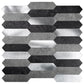 Gray 12x12 Brick Honed PVC Peel & Stick Tile (10 pack, 10 sq ft/case) - Sample