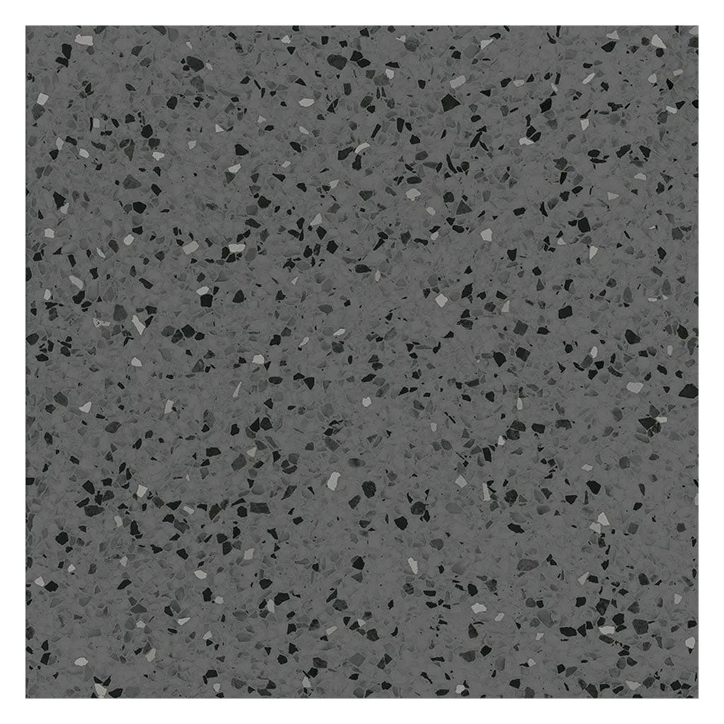 Terra Mia 23.94 in. x 23.94 in. Matte Charcoal Gray Porcelain Large Format Wall and Floor Tile (15.93 sq ft/case) - 4 Pack