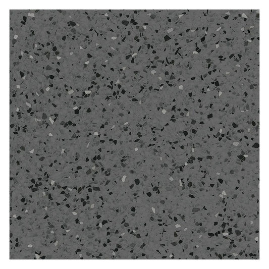 Terra Mia 23.94 in. x 23.94 in. Matte Charcoal Gray Porcelain Large Format Wall and Floor Tile (15.93 sq ft/case) - 4 Pack