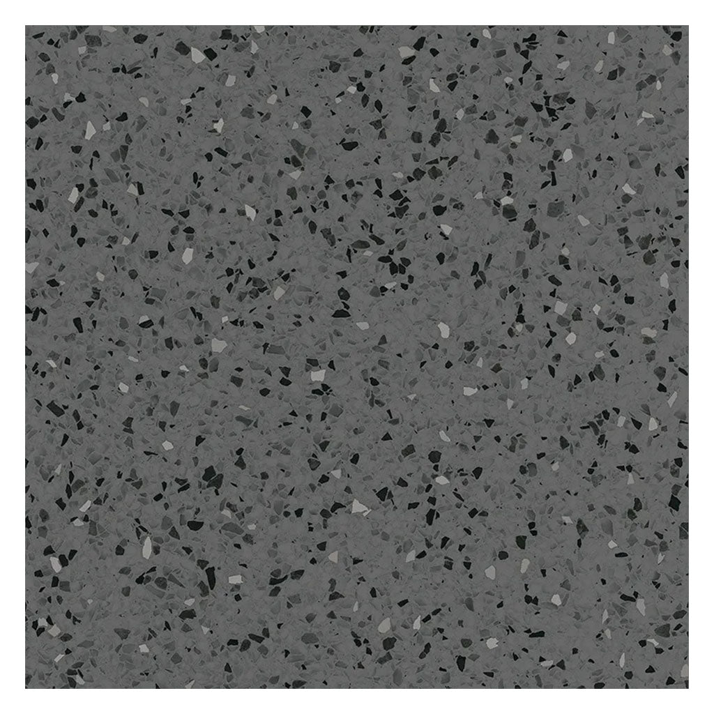 Terra Mia 23.94 in. x 23.94 in. Matte Charcoal Gray Porcelain Large Format Wall and Floor Tile (15.93 sq ft/case) - 4 Pack