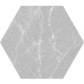 Sample - Light Gray 8x9 Matte Hexagon Porcelain Tile (25 pack, 9.93 sq ft/case)