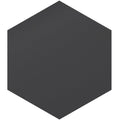 Sample - Metal Black 8x9 Matte Hexagon Porcelain Tile (25 pack, 9.93 sq ft/case)