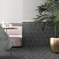 25-pack Terra Mia 8.1 in. x 9.25 in. Matte Gray and Black Porcelain Hexagon Wall and Floor Tile (9.93 sq ft/case) - Sample